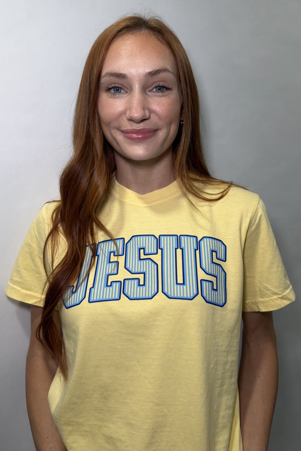 Striped "Jesus" T-Shirt